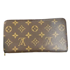 Louis Vuitton Monogram Zippy Wallet Brown
